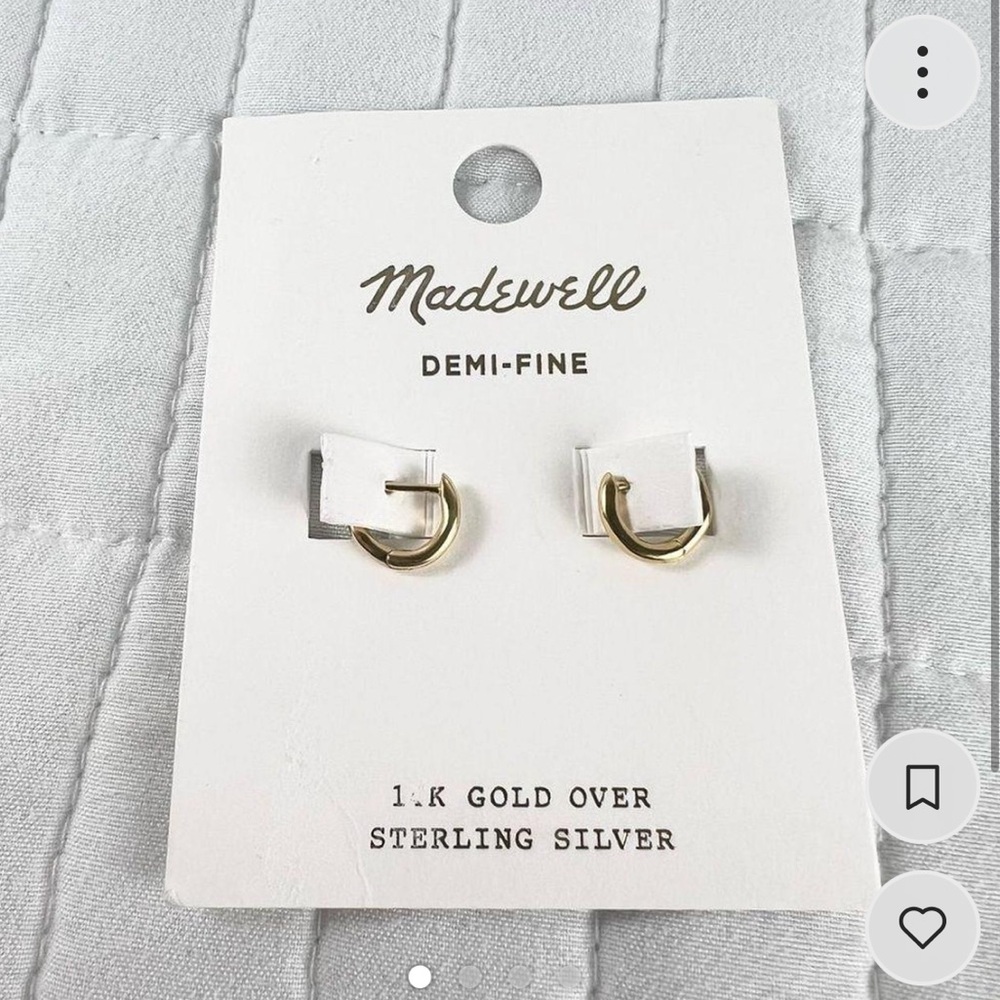 Madewell Demi-Fine Gold Earrings
